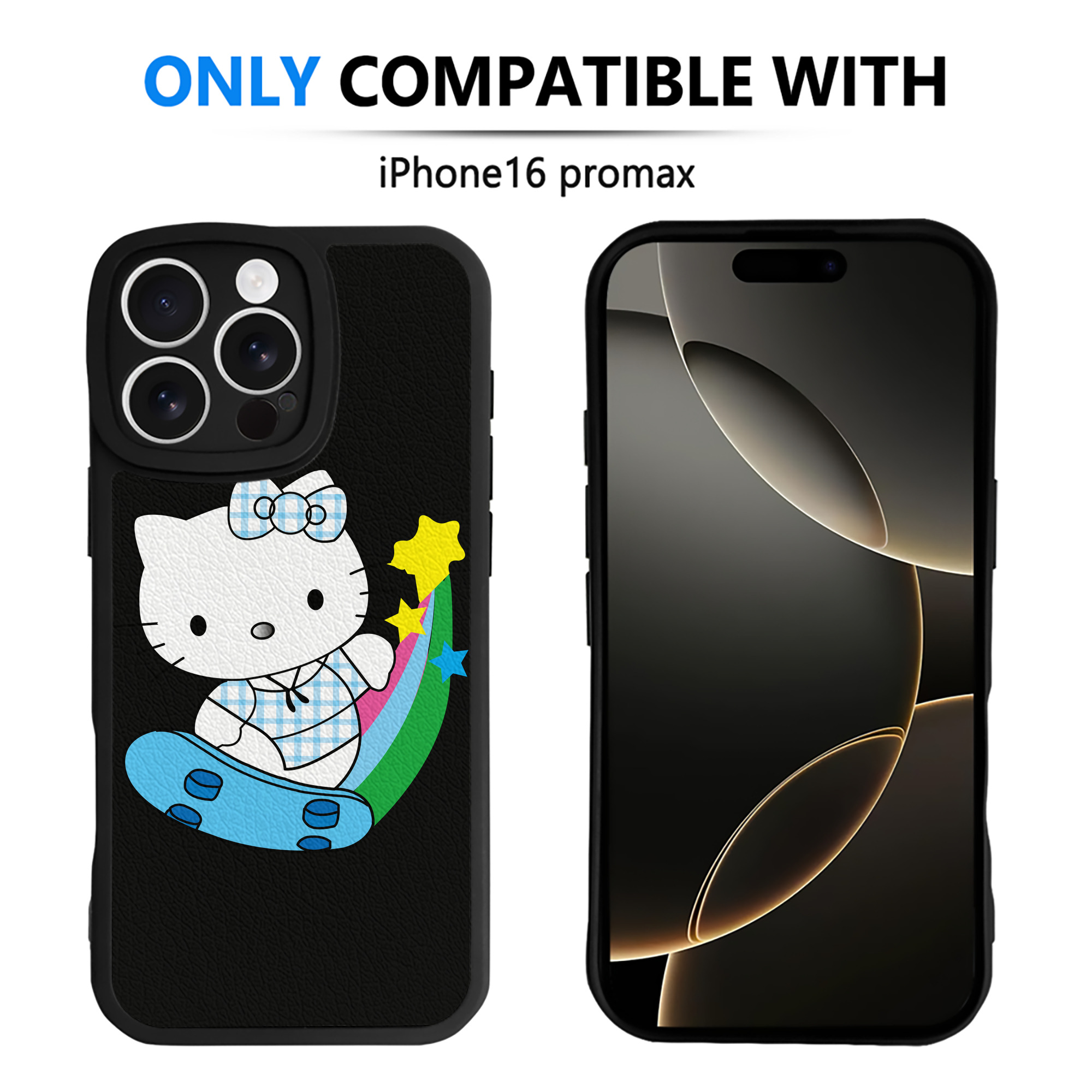 （画像用） Hello Kitty ハローキティ 【iPhone 16シリーズ対応】シリコンスマホケース（レザー調） 材質：シリコン